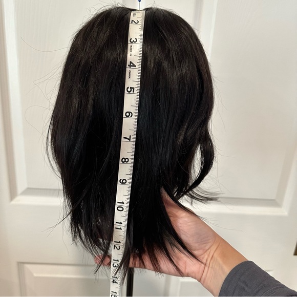12” Natural Black Bob Wig 100% Human Hair 13x4 HD Lace Front 150% Density It#RH - Picture 13 of 16